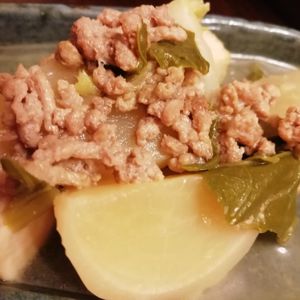 ぽぽペの作ってみた!投稿(ワンパンで簡単◎【かぶと厚揚げの鶏そぼろあん】とろとろ甘い♡)