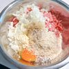 せいろであっさりジューシー♪蒸しハンバーグの工程1