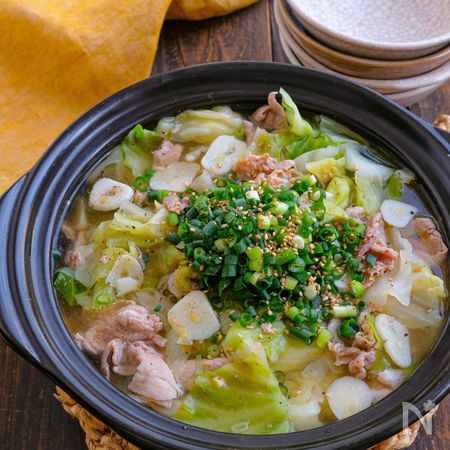 絶品スープのにんにく豚きゃべつ鍋 By 松山絵美 レシピサイト Nadia ナディア プロの料理家のおいしいレシピ