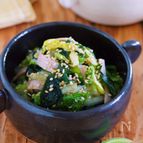 オール1の黄金比率♪『白菜とわかめの香味中華サラダ』