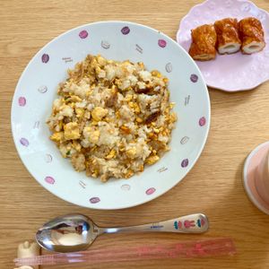 ありみの作ってみた!投稿(結局シンプルが旨いわ！ってなります。『ツナたま黄金炒飯』)