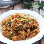 娘大絶賛‼️何にでも合うおかずナポリタン♡豚肉のナポリタン風