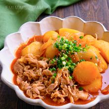 お肉やわらか！ピリ辛味染み！韓国風豚肉じゃが