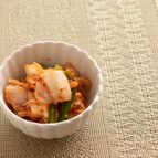 ポリ袋でお手軽【自家製白菜キムチ】アミの塩辛不要！