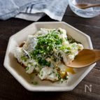 ネギだくくずし豆腐としらすのサラダ＊カルシウムもしっかり