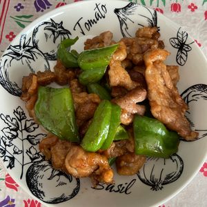 万福の作ってみた!投稿(ご飯がすすむ♡【豚こまピーマンのオイスター炒め】)