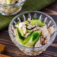 和えるだけ簡単!きゅうりと豆腐の塩昆布和え