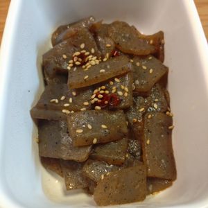 なべ円の作ってみた!投稿(こんにゃくのピリ辛炒め)