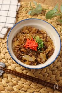 すき焼きのたれでパパッと♪牛丼