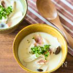 レンジで簡単♩﻿きのこポタージュ