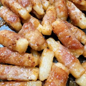 piemamaの作ってみた!投稿(ながいもと豚肉のにんにく味噌焼き！元気パワーアップおかず)