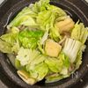 胡麻たっぷり《白菜と豚こまときのこの煮浸し》の工程2