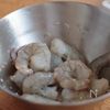 さっぱりレモンのれんこんエビマヨの工程1