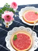 ピンクグレープフルーツゼリー