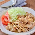 豚こま味噌しょうが焼き