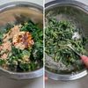 あと一品に♪抱えて食べたい│ほうれん草とゆで卵のオイマヨ和えの工程3