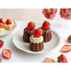 いちごカヌレ。市販のカヌレで簡単スイーツ！バレンタインデーに