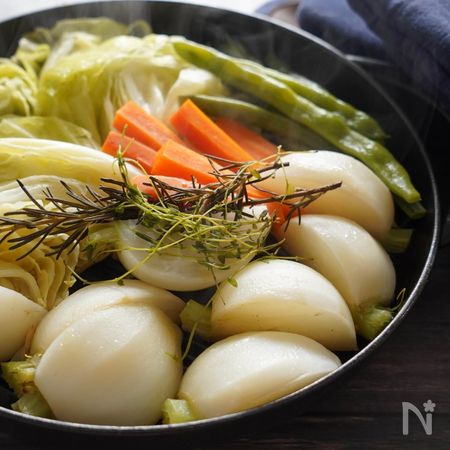 フライパンで蒸し野菜 冬のホットサラダ By 高橋 はるな レシピサイト Nadia ナディア プロの料理家のおいしいレシピ