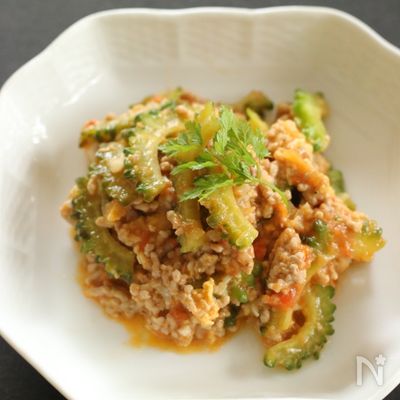ゴーヤの洋風チャンプルー