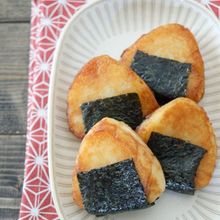 焼きおにぎり風ポテトおやき♪