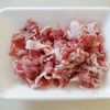 ワンパン10分【豚こまと卵の濃厚旨だれ】の工程1
