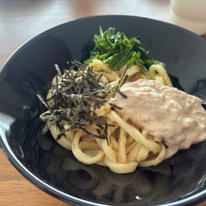 こむぎの作ってみた!投稿(【梅ツナマヨ旨だしごまうどん】風味よし♪さっぱり美味しい～！)