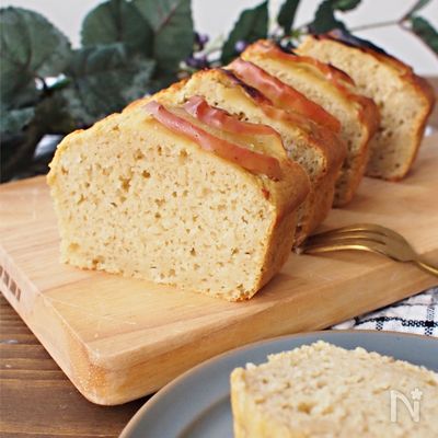 【甘み濃縮!HMで簡単に♪】りんごの無水ケーキ