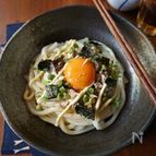 サバマヨうどん