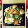 チョロリスの作ってみた!投稿(そら豆と新じゃがのガーリックナッツ炒め)
