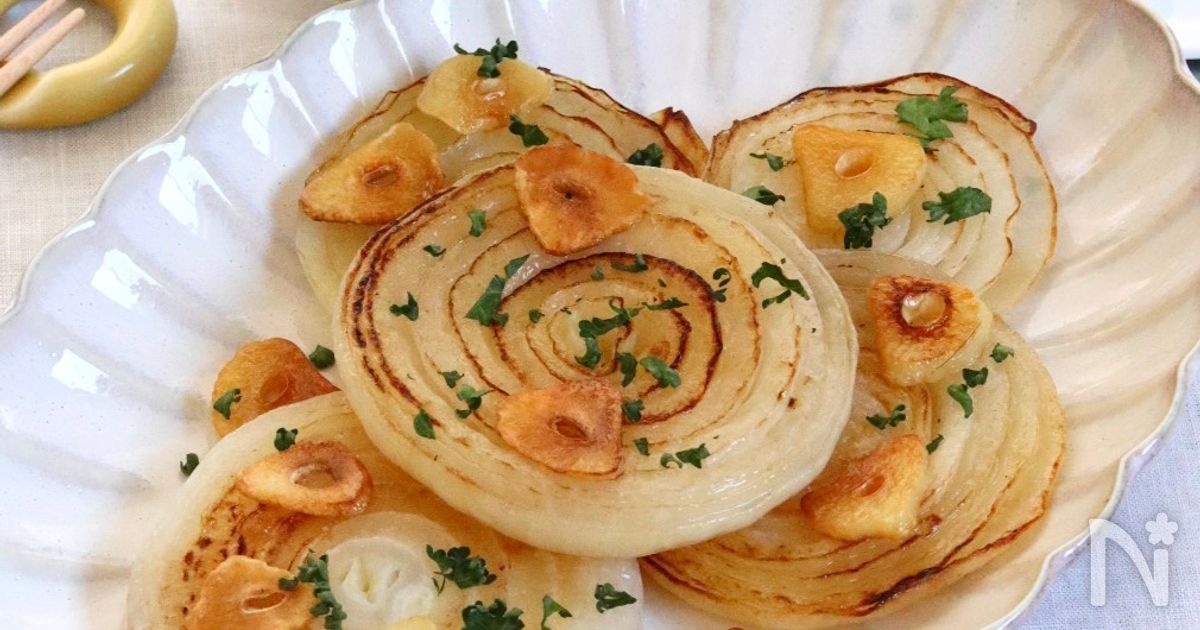 【新玉ねぎのうま塩ステーキ】旬のごちそう
