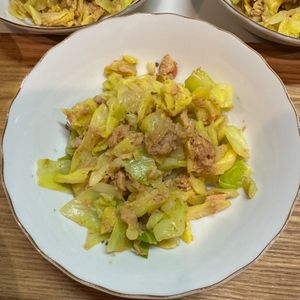 N'sの作ってみた!投稿(【キャベツとツナの胡麻酢和え】節約/副菜/作り置き/時短)