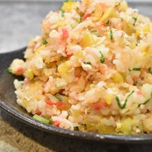 紅しょうがが旨い!漬物チャーハン