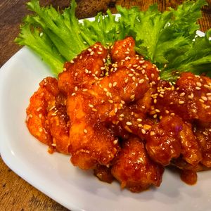 ‪まぁみ🍻🫧‪💛の作ってみた!投稿(むね肉de旨辛ヤンニョムチキン)