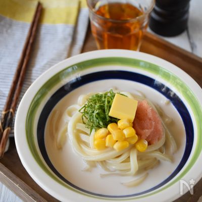 和風たらこクリームうどん