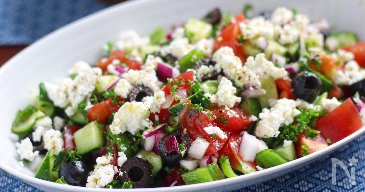 地中海風キヌアサラダのレシピ