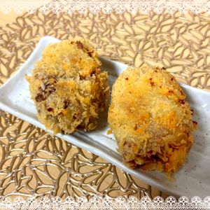 にゃ〜むずの作ってみた!投稿(おだしの風味が最高♡家族絶賛の【だしコロッケ】レンジで時短！)