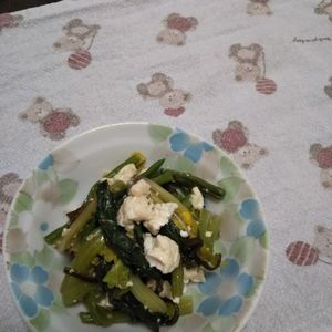 936858の作ってみた!投稿(５分で！【ほうれん草と豆腐の塩昆布和え】)