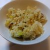 ジャムおじさんの作ってみた!投稿(さつまいもと崩しがんもの炊き込みご飯。)