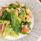 【シャキシャキ食感】レタスのマヨネーズ炒め