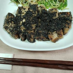 M＊Pの作ってみた!投稿(ごまたっぷり！コク旨ソース♡豚ロースのごまソース)