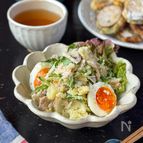 【れんこん水菜のシャキシャキポテサラ】