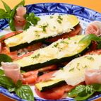 パルミジャーノとズッキーニのオリーブオイル焼き
