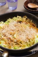 キャベツ大量消費。粉なし♪お好み焼き風キャベツ