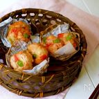 サラダスティック（カニ風味かまぼこ)の手作りガンモ