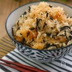 調味料一律大さじ1！＊ひじきとホタテ缶の中華風おこわ＊