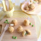 レンジで簡単！枝豆チーズのまんまるコロッケ