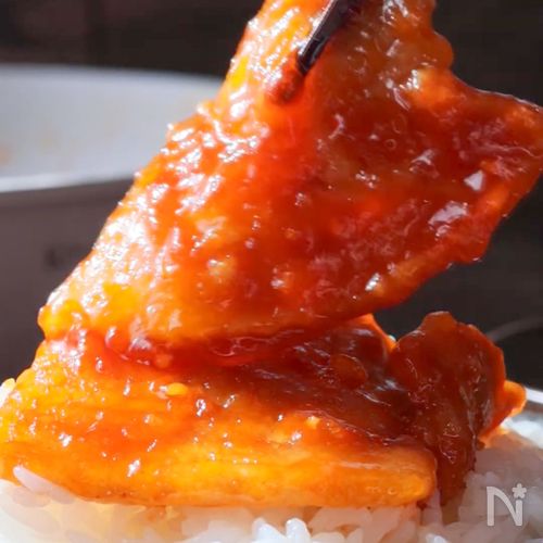 ご飯泥棒！豚バラヤンニョム
