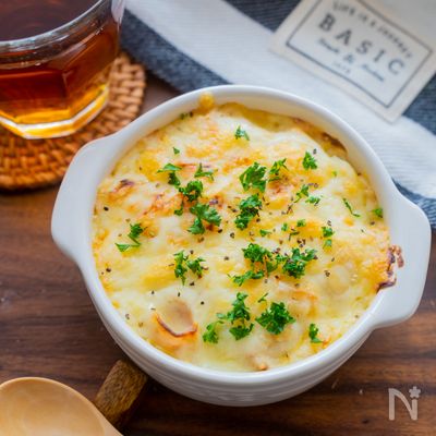 1人分から作れる﻿コーンクリームドリア﻿