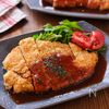 【BIGチキンカツレツ】鶏むね肉１枚で♪簡単デミソースがけの工程5