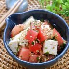 ずっと食べれる♡『豆腐とトマトの浸し青じそサラダ』